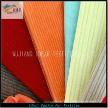 13W 99.2%Cotton 0.8%Spandex Weft Elastic Stripe Corduroy Fabric 315GSM